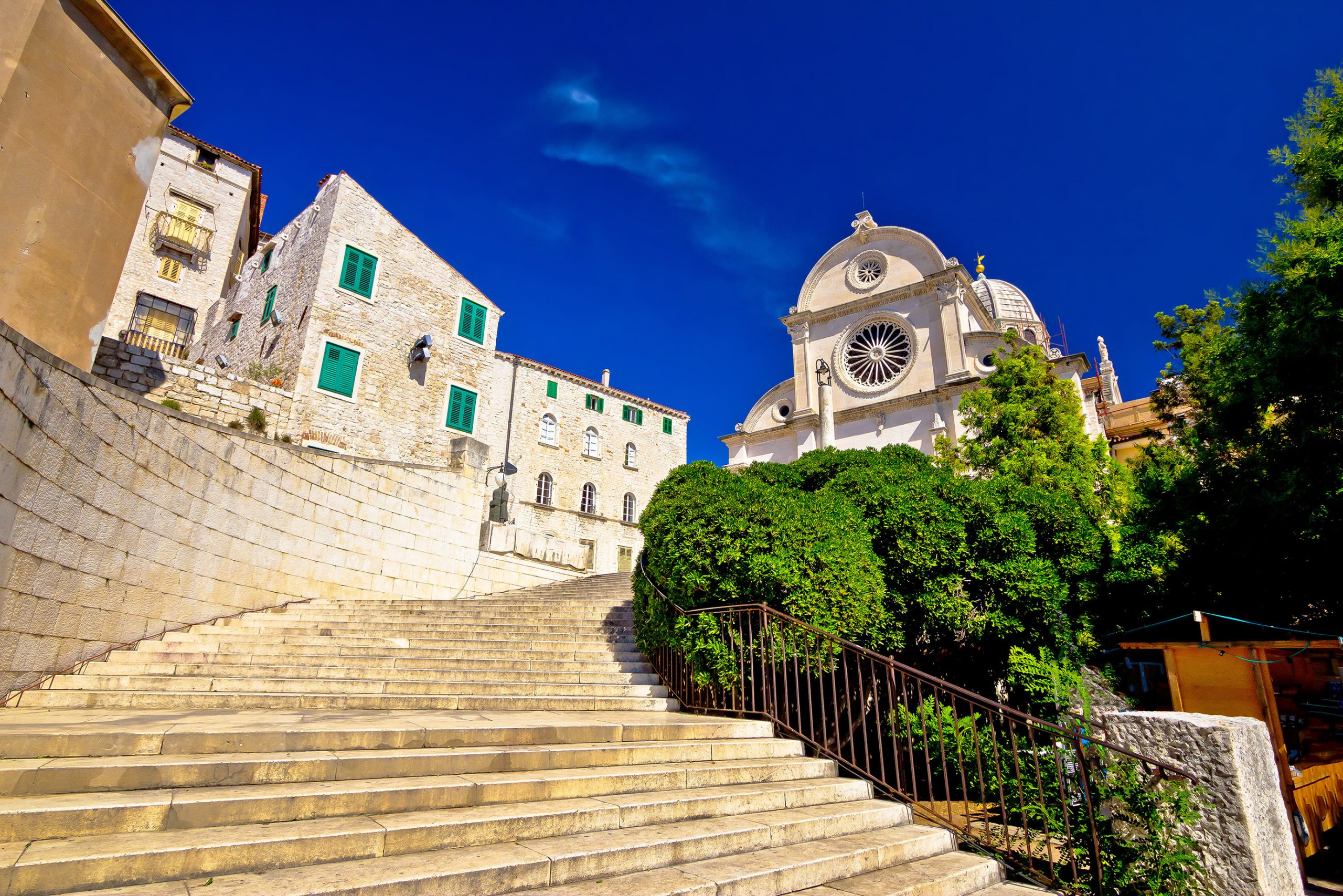 Discover The Unesco Heritage Site Of St James Cathedrale On Your Krka National Park And Sibenik Day Tour From Split