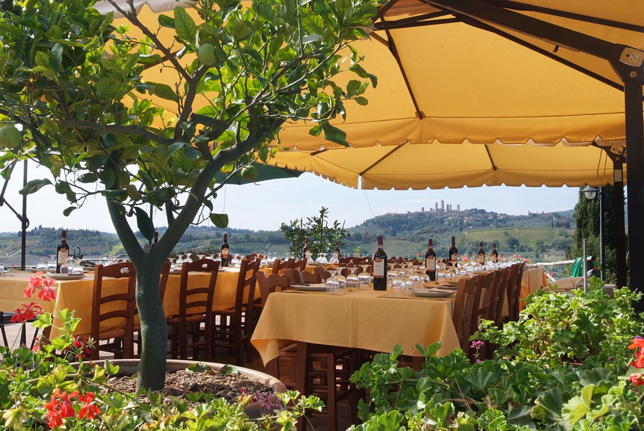 Enjoy A Typical Lunch With Views Over A Chianti Vineyard On Your Best Of Tuscany Tour_49