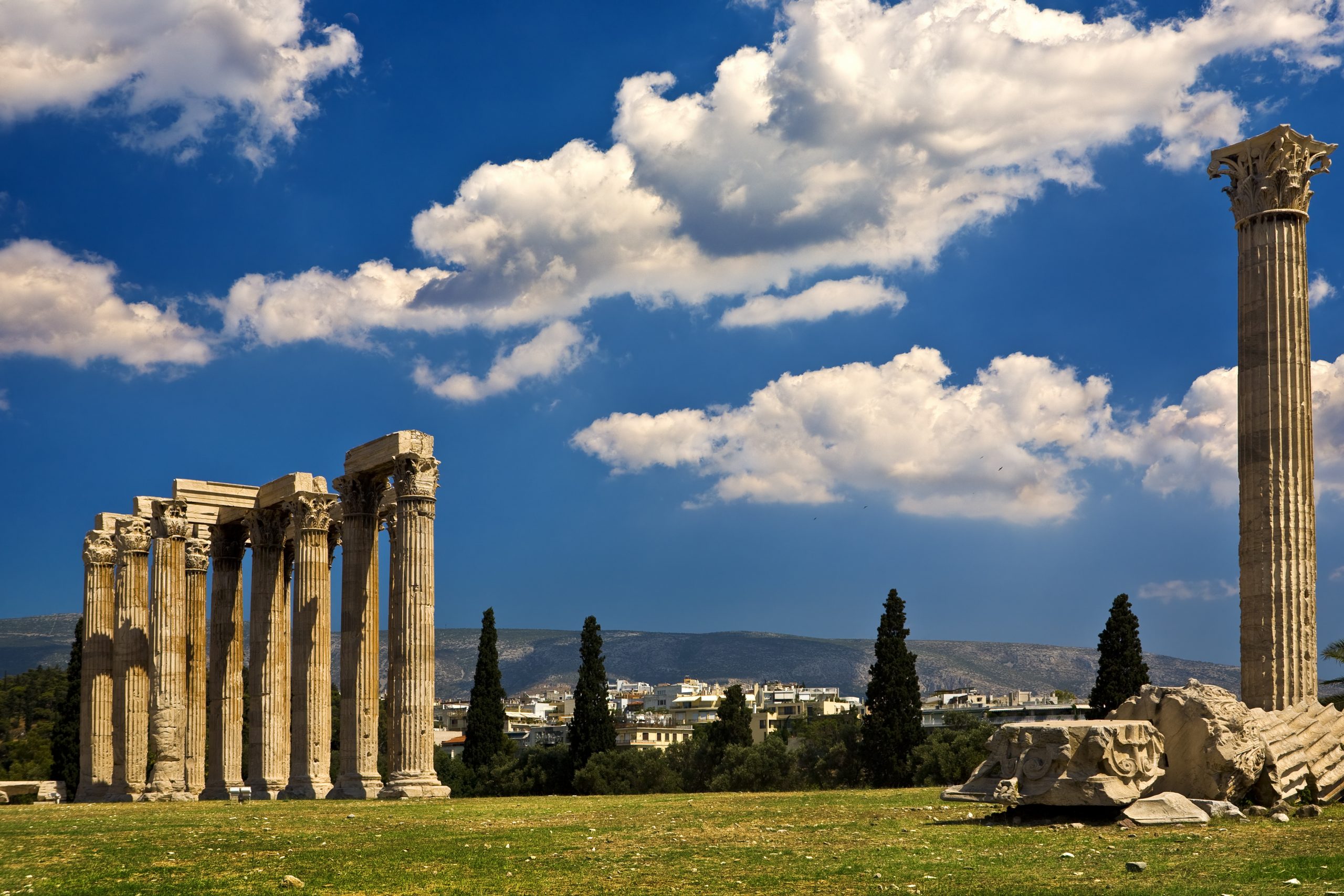 Explore The Temple Of Olympian Zeus (olympieion), One Of The Largest Zeus Temples In The World On Your Athens Myth Tour