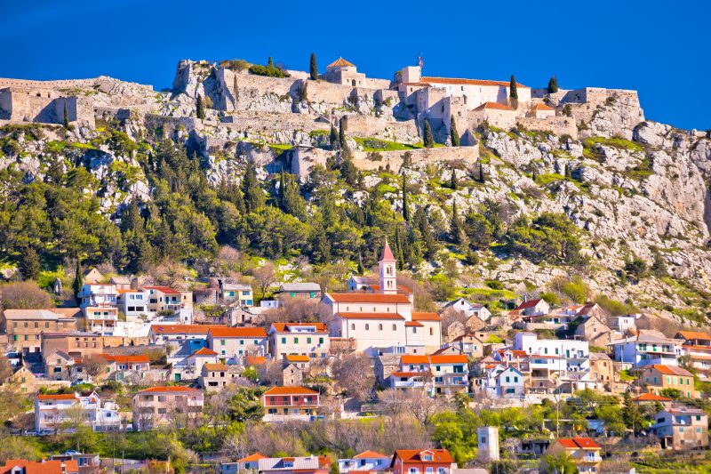 Enjoy The View Of A Town And Fortress Of Klis Near Split During Your Day Tour To Klis Fort And Trogir