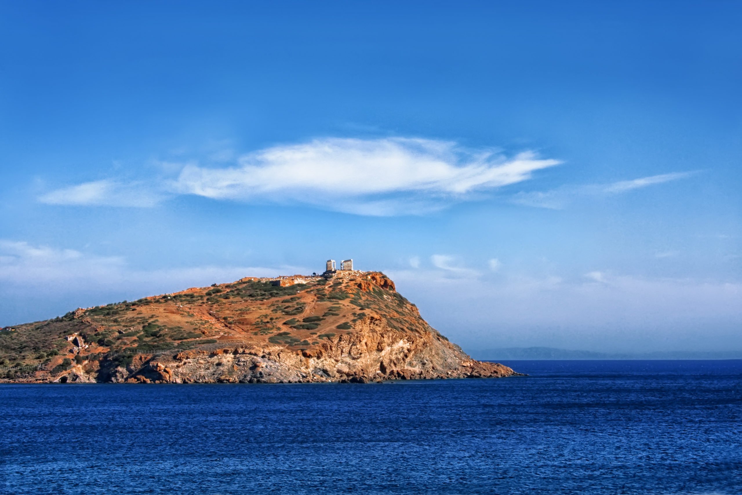Discover The Stunning Temple Of Poseidon Rising On Cape Sounion During The Cape Sounio Half Day Tour From Athens