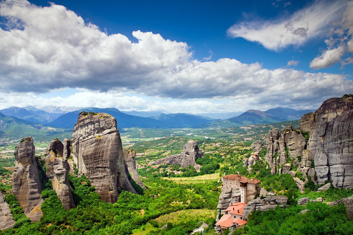 Enjoy The Breathtaking Views Over Meteora On Your On The Greece 4 Day Tour Package From Athens