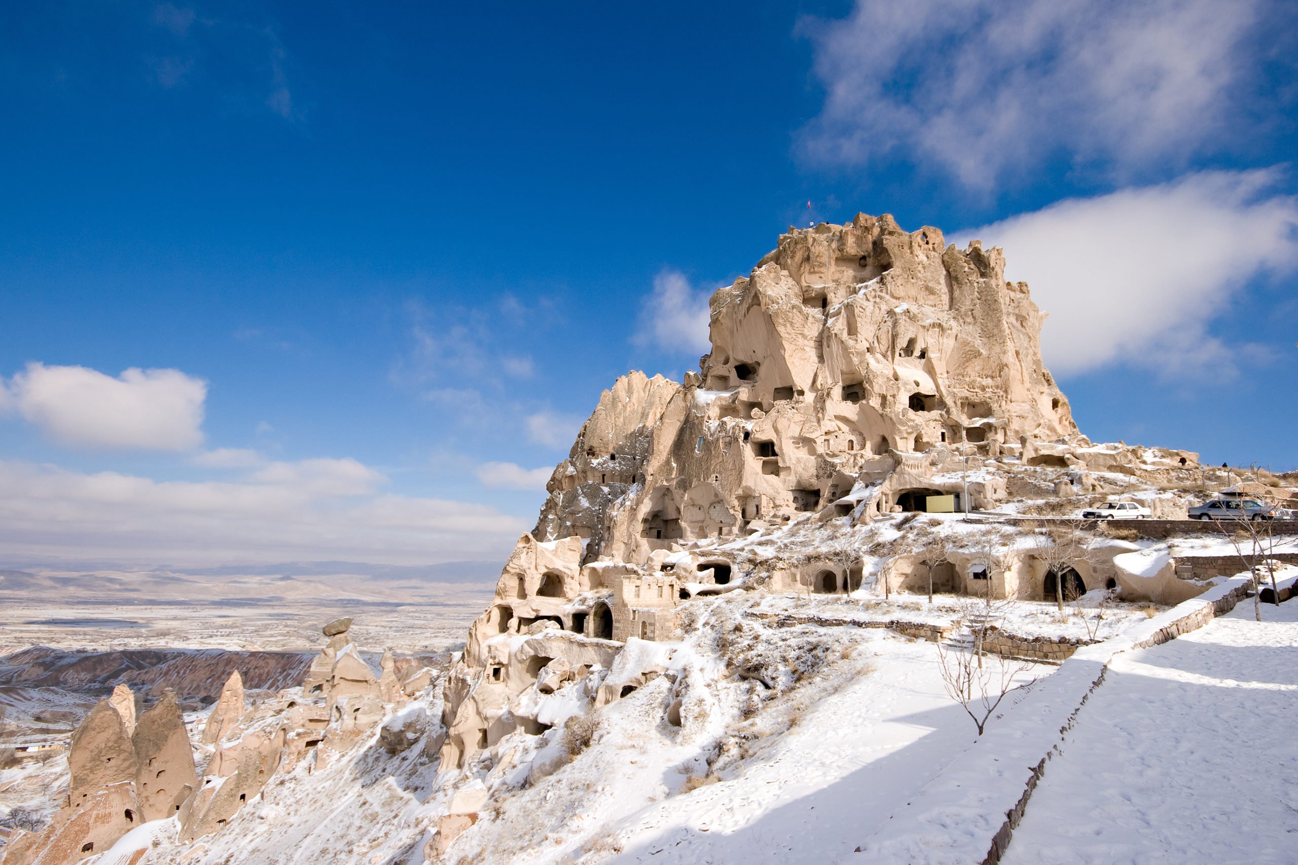 Explore Uchisar Castle On The Cappadocia 3 Day Tour From Antalya