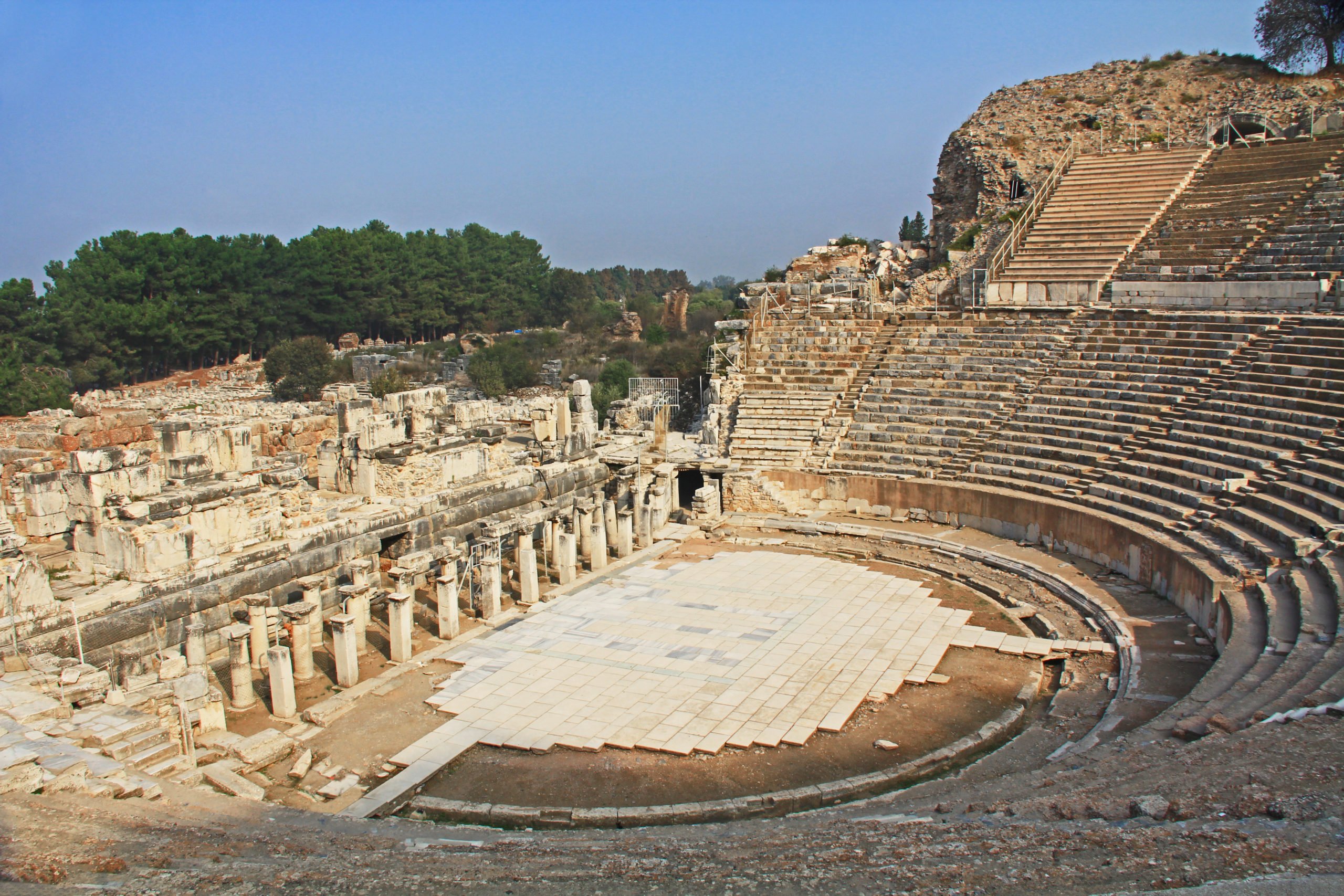 Explore The Amphitheater From Ephesus On The Ancient Ephesus Tour From Selcuk And Kusadasi