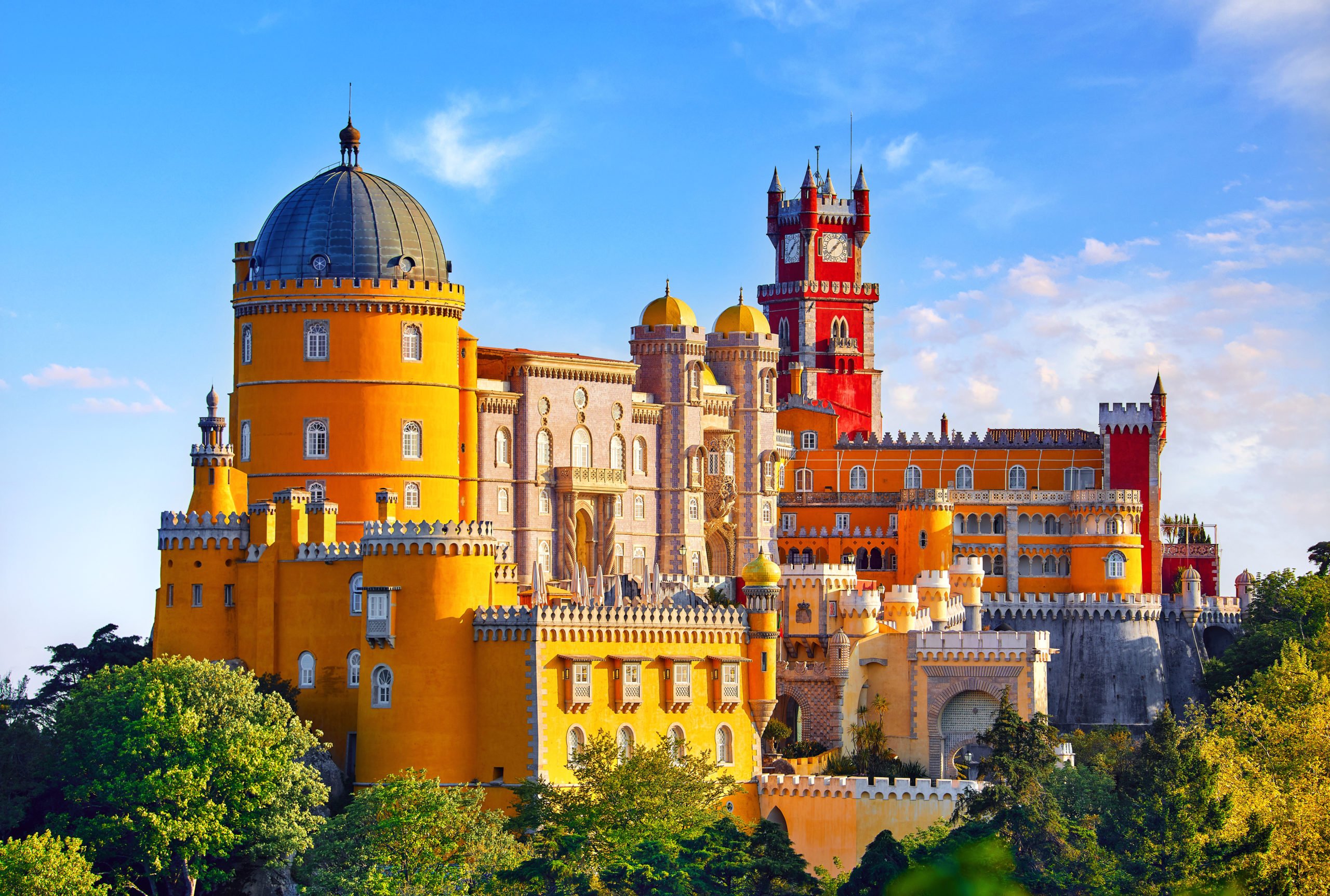 Explore The Marvelous Palace On The Sintra, Pena Palace, Cascais & Estoril Half Day Tour From Lisbon