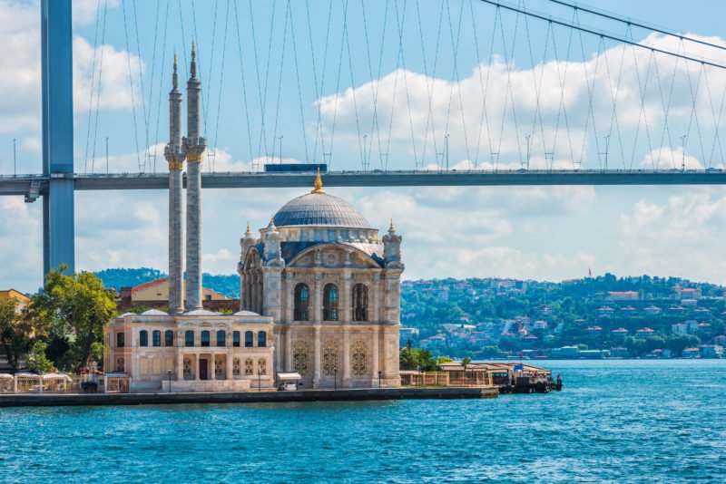 Float By The Ortakoy Mosque On The Dolmabahce Palace Tour & Bosporus Cruise From Istanbul