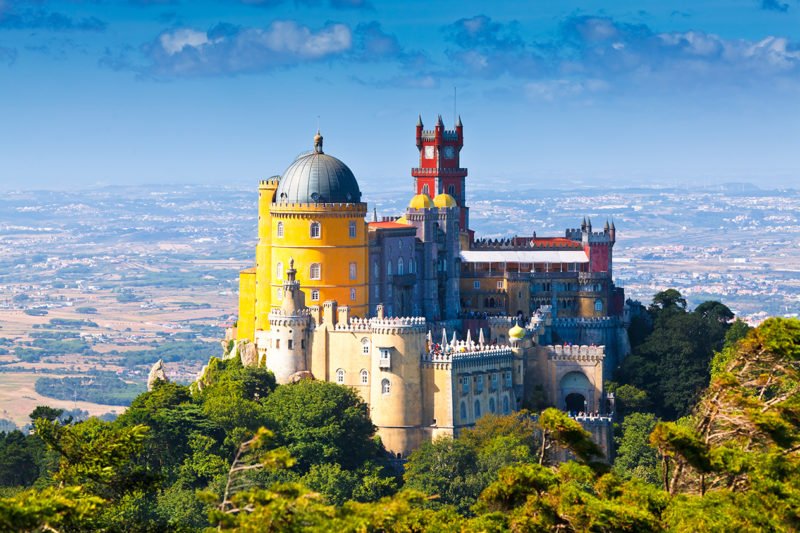 Join Us To The Sintra, Cascais, Pena Palace And Estoril Half Day Tour From Lisbon