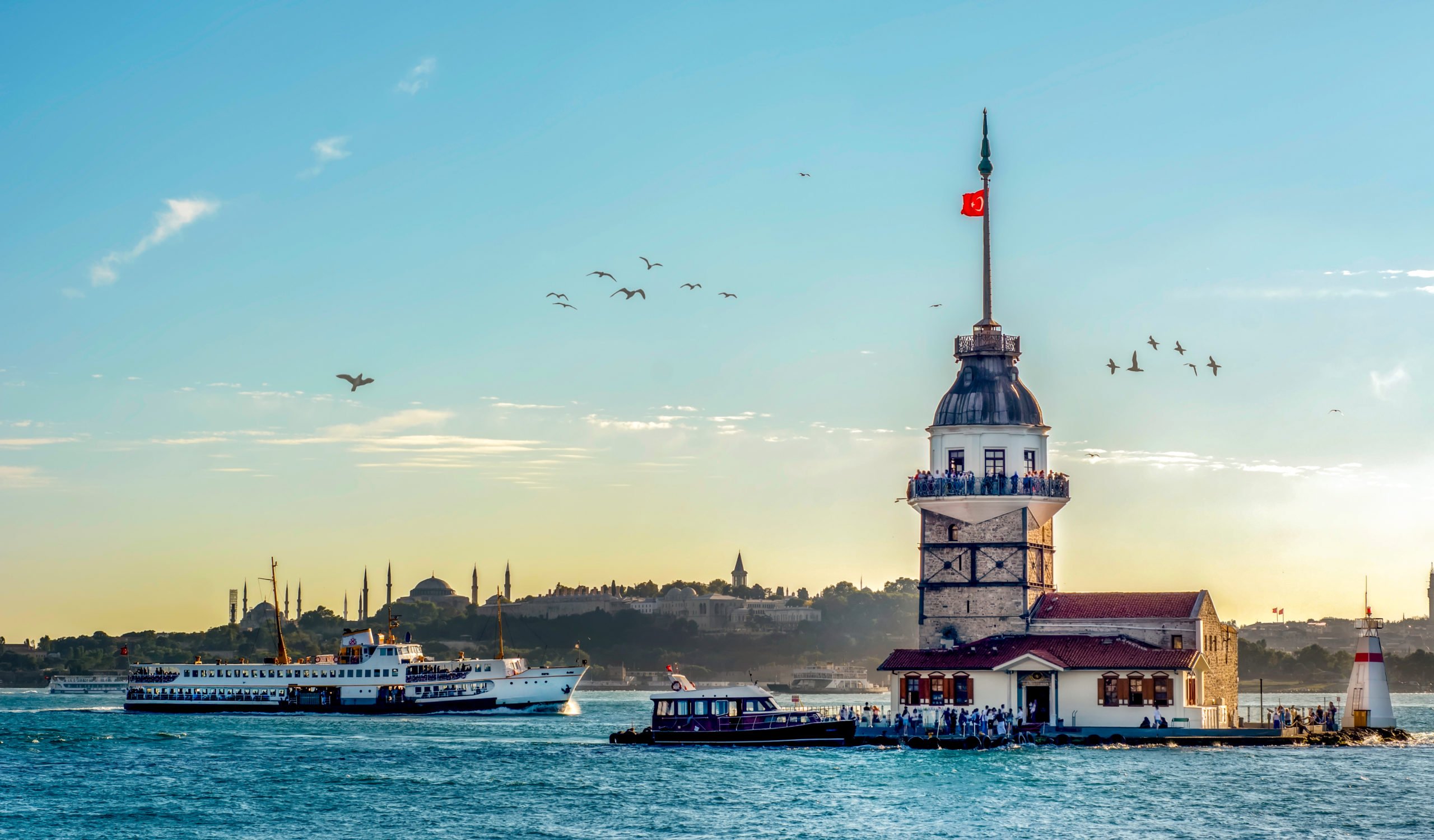 Pass The Maiden Tower On The Dolmabahce Palace Tour & Bosporus Cruise From Istanbul