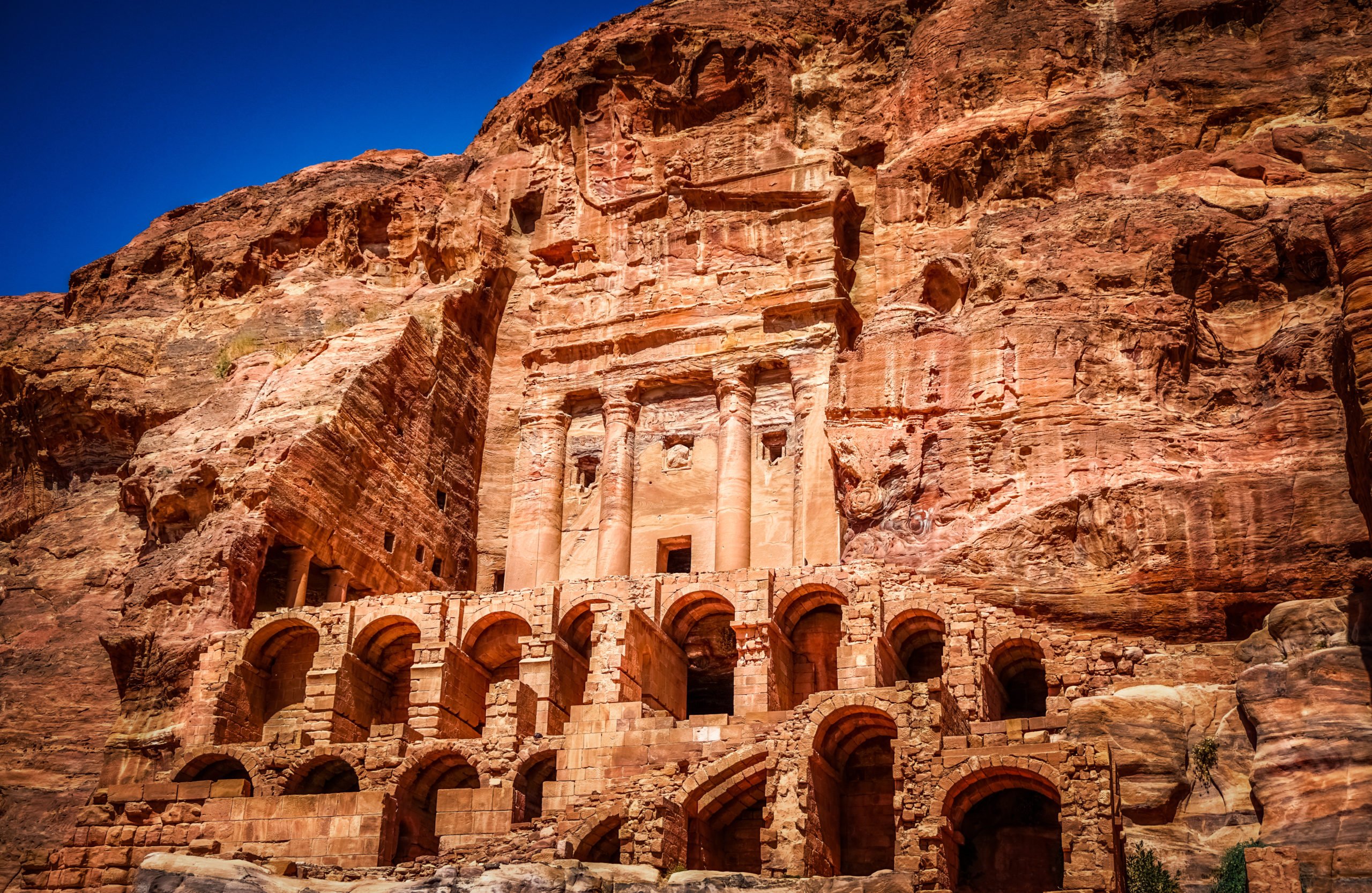 Visit The Tomb Sites On Petra On The Highlights Of Jordan 3 Day Tour From Amman