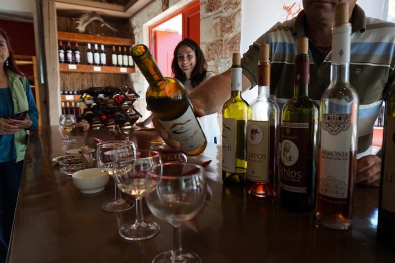 Enjoy A Wine Tasting In A Small Local Winery In Our Taste Of Rhodes Tour