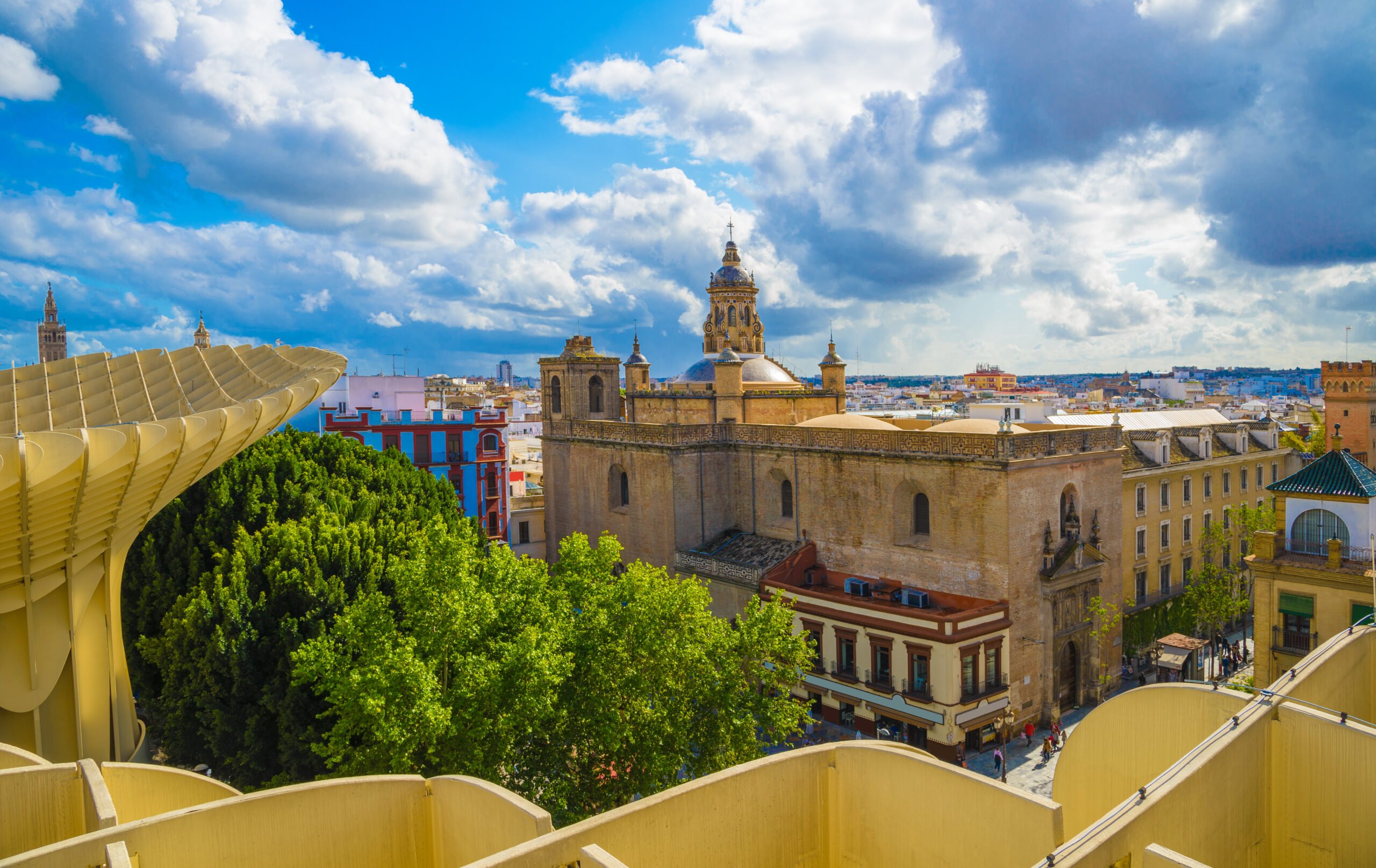 Enjoy The Views From The Mushroom On The Seville Rooftop Walking Tour