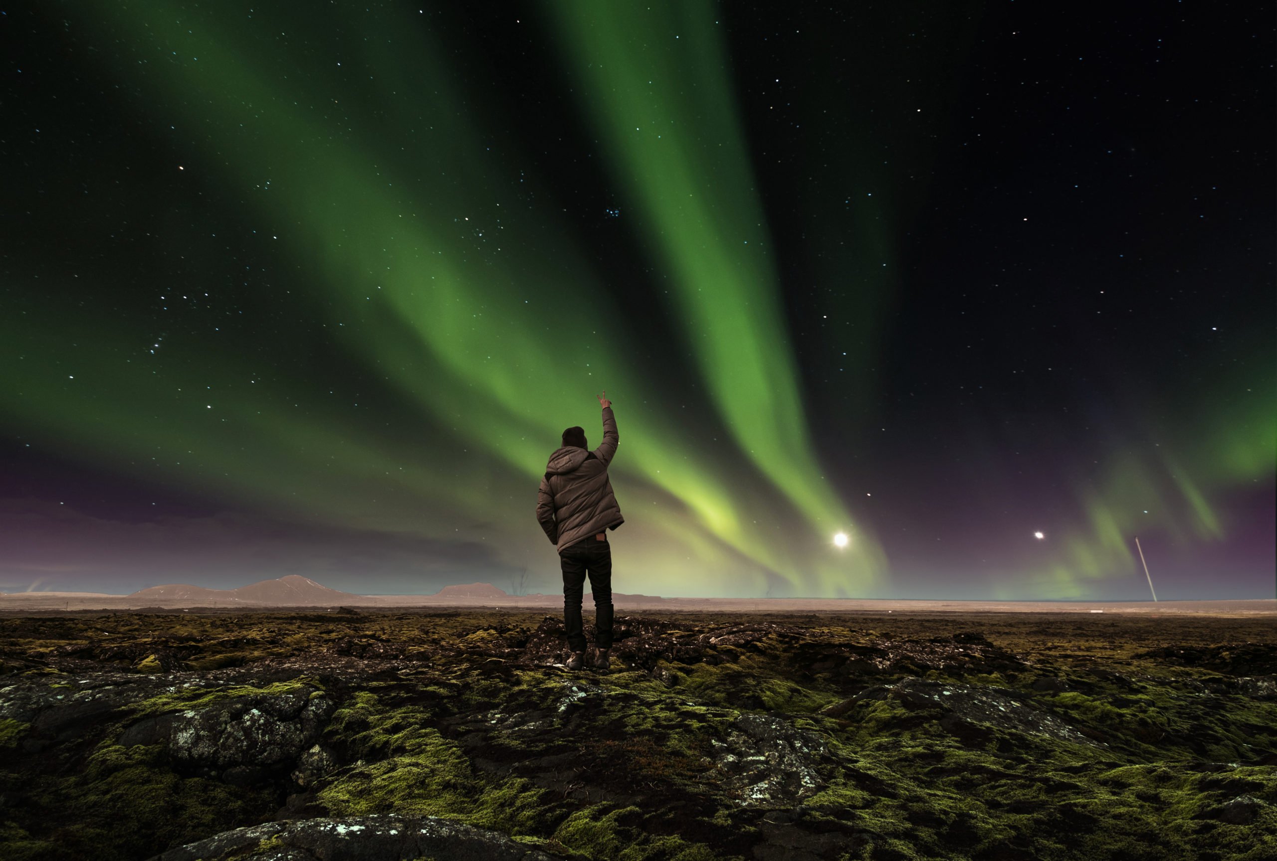 See The Northern Lights Dancing Around The Arctic Sky In Our Blue Lagoon & Northern Lights Tour