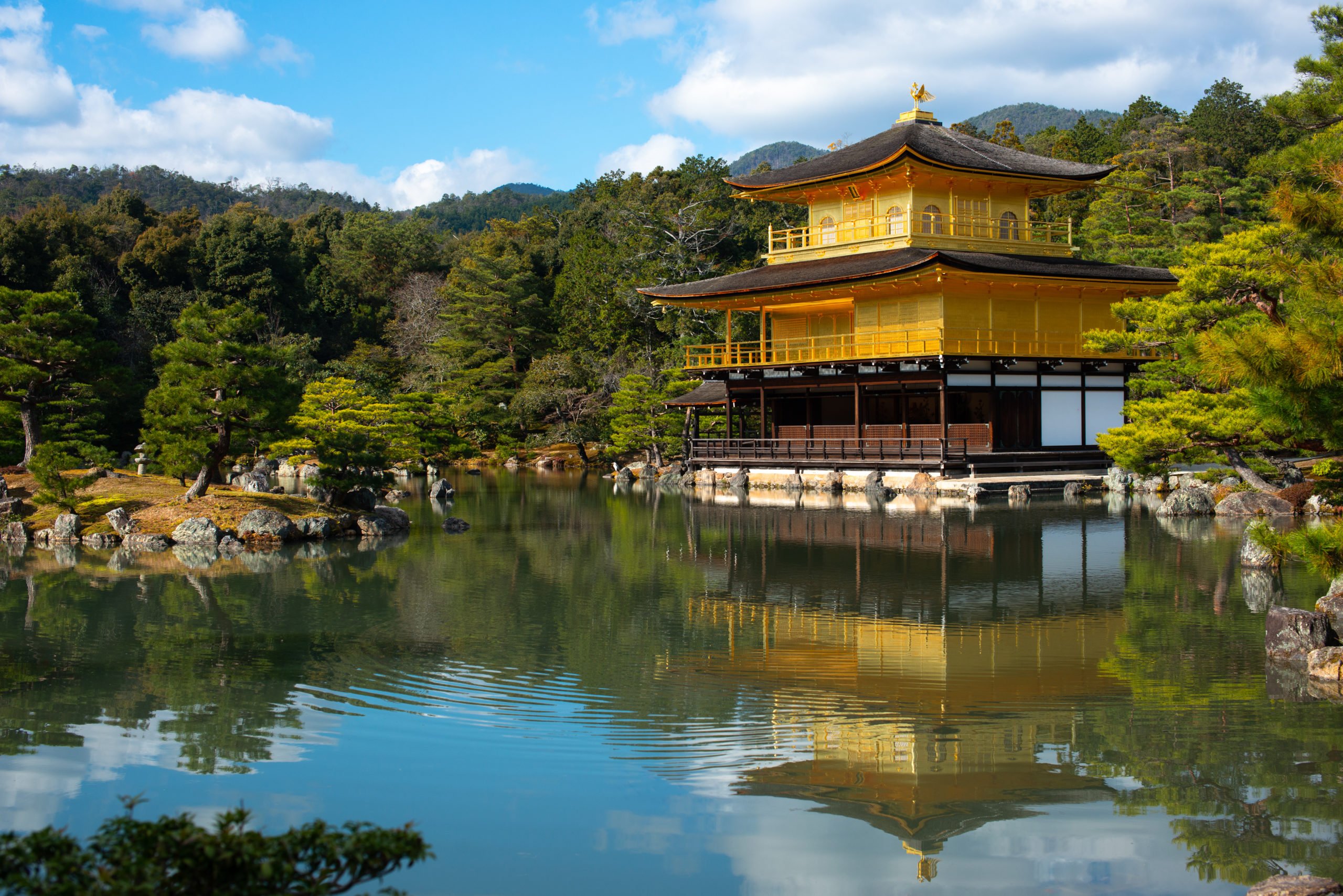 Visit The Famous Golden Pavilion In Kyoto