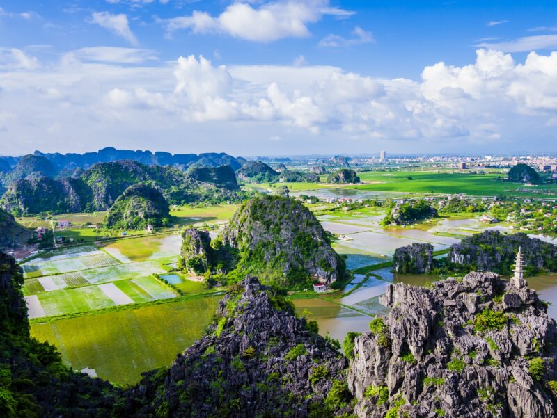 Marvel The Panoramic Views From The Dancing Cave On The On The Ninh Binh, Bai Dinh, Dancing Cave & Trang An Tour From Hanoi