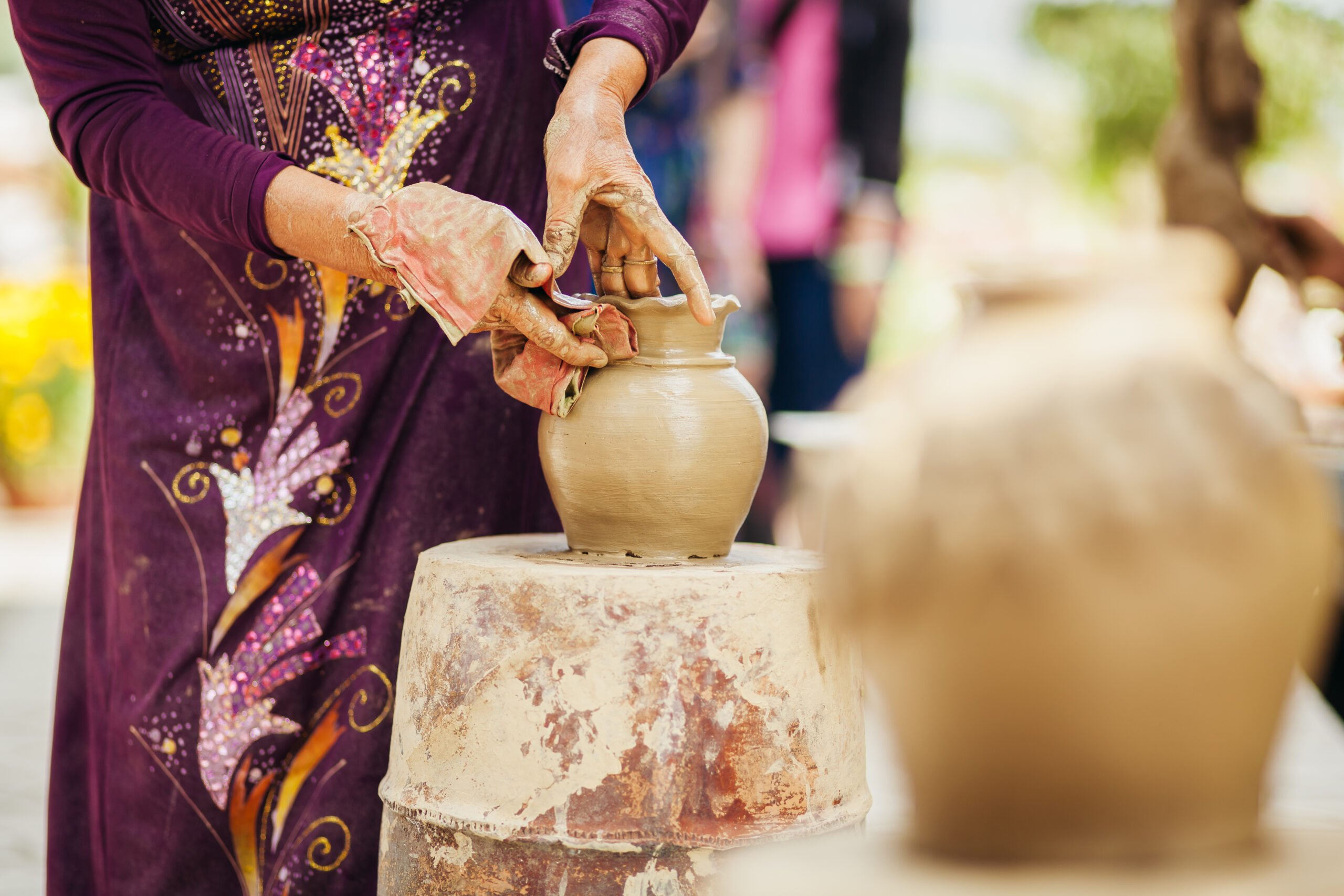 On Some Days You Will Visit The Bat Trang Pottery Village On The Insider Hanoi City Tour
