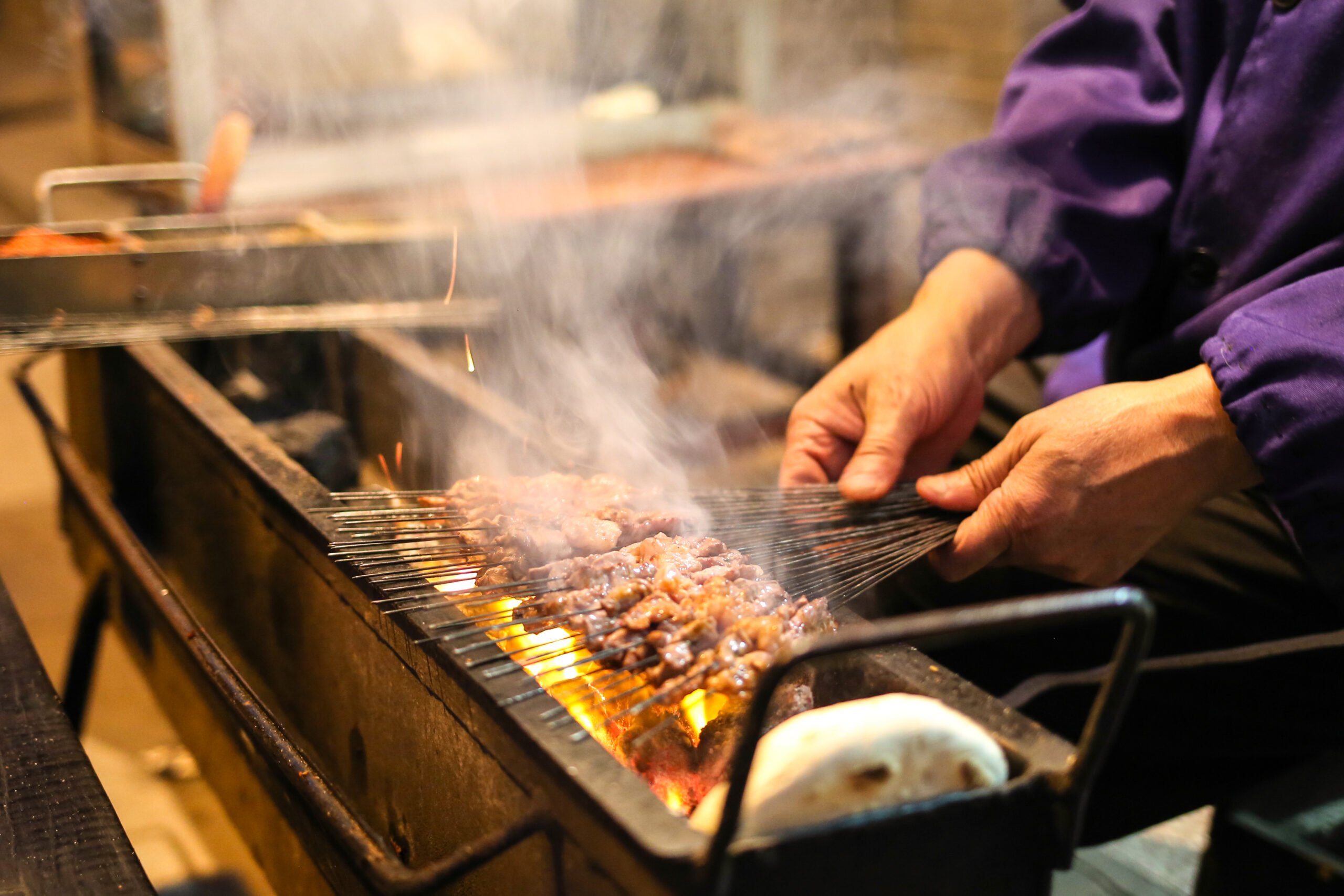 Sit Side-by-side A Local Bbq Master As He Grills Your Skewered Meat In A Quaint Alley In Our Xian Evening Food & Craft Beer Tour