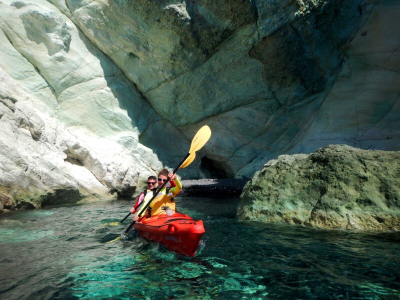Explore The Famous Sea Caves On Our Morning Sea Kayak & Snorkeling Tour In Santorini_92
