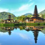 Pura Ulun Danu Temple On A Lake Beratan On Bali Indonesia