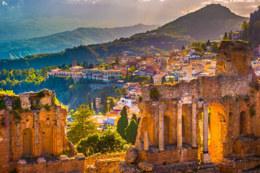 Taormina's glowing beauty