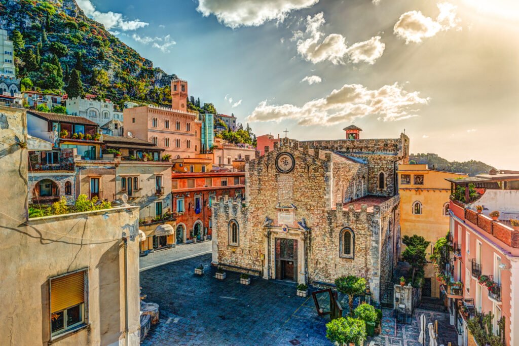 Taormina's historic center
