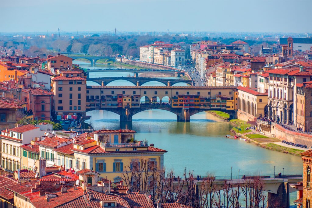 Stunning views over Tuscan cities