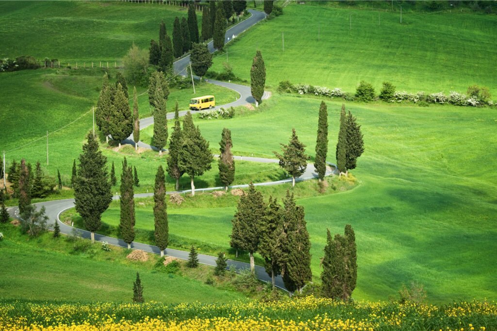 Tuscany by bus